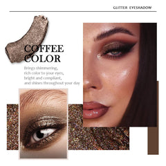 SUake glitter eyeshadow sticks close-up applying wet and dry for varied looks