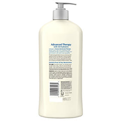 Creamy texture close-up of Suave Advanced Therapy for dry skin