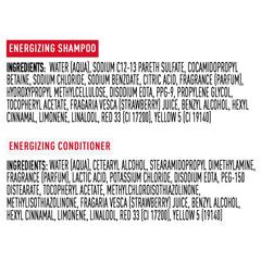 Fragrance note of sun-ripened strawberry and peach on Suave bottle enhances mood.