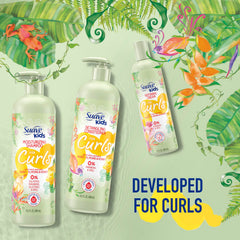 Suave Kids Naturals Sweet Honey & Almond tear-free lather supports soft curls.