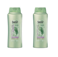 Suave Rosemary + Mint shampoo and conditioner bundle bottle for soft, shiny hair