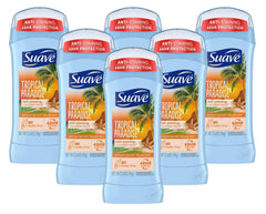 Suave Tropic Paradise Invisible Solid bottle for all-day freshness.
