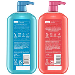 Suave Wild Cherry Blossom bottles front showing moisturizing formula