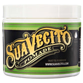 Suavecito Matte Pomade 5oz tub, shine-free finish for versatile styling.