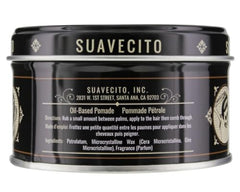 Suavecito original-scent label on the tin announces the familiar fragrance.