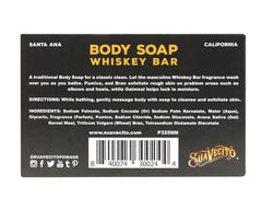 Suavecito exfoliating grains with pumice and bran smooth rough areas like elbows and heels.
