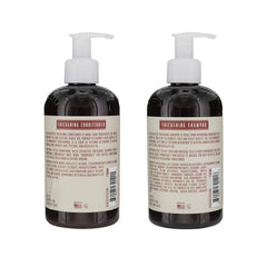 Suavecito Thickening Shampoo foam demonstrates a rich lather for easy cleansing.