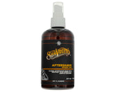 Suavecito Whiskey Bar Scent Aftershave bottle showcases a refreshing, non-greasy post-shave ritual.
