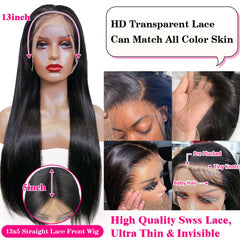 Subella Brazilian HD lace-front 220-density delivers full, natural movement.