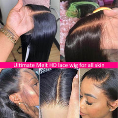 Subella glueless HD wig with 22.5in cap for easy wear.