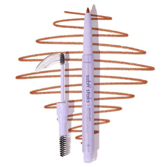 Subtl Beauty Brow Staks spoolie fluff for natural brow texture.