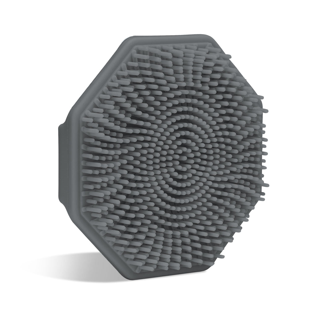 Sud Scrub charcoal face scrubber delivers gentle cleansing for fresh, clear skin.