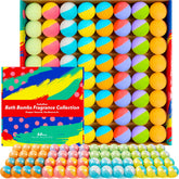 SudsyRoar 64-pack bath bombs variety pack for family spa moments.