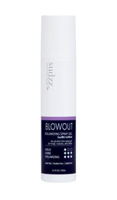 SUDZZFX Blowout Volume Spray Bottle shows the alcohol-free formula delivering body and shine