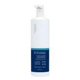 SUDZZFX Nyrvana Purifying bottle demonstrates sulfate-free cleansing for color-treated hair.