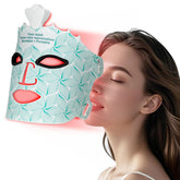 SUERBEATY red light mask front view with seven-color spectrum for versatile skincare.