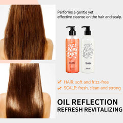Suisuaie conditioner bottle showcasing nourishment for smooth, frizz-free ends.