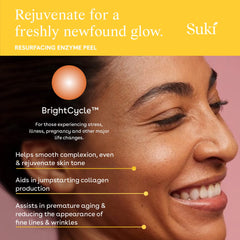 Close-up of Suki peel texture showing a light gel consistency