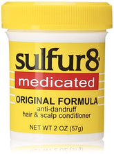 Sulfur 8 medicated anti-dandruff conditioner bottle front, supports dandruff control and scalp soothing.