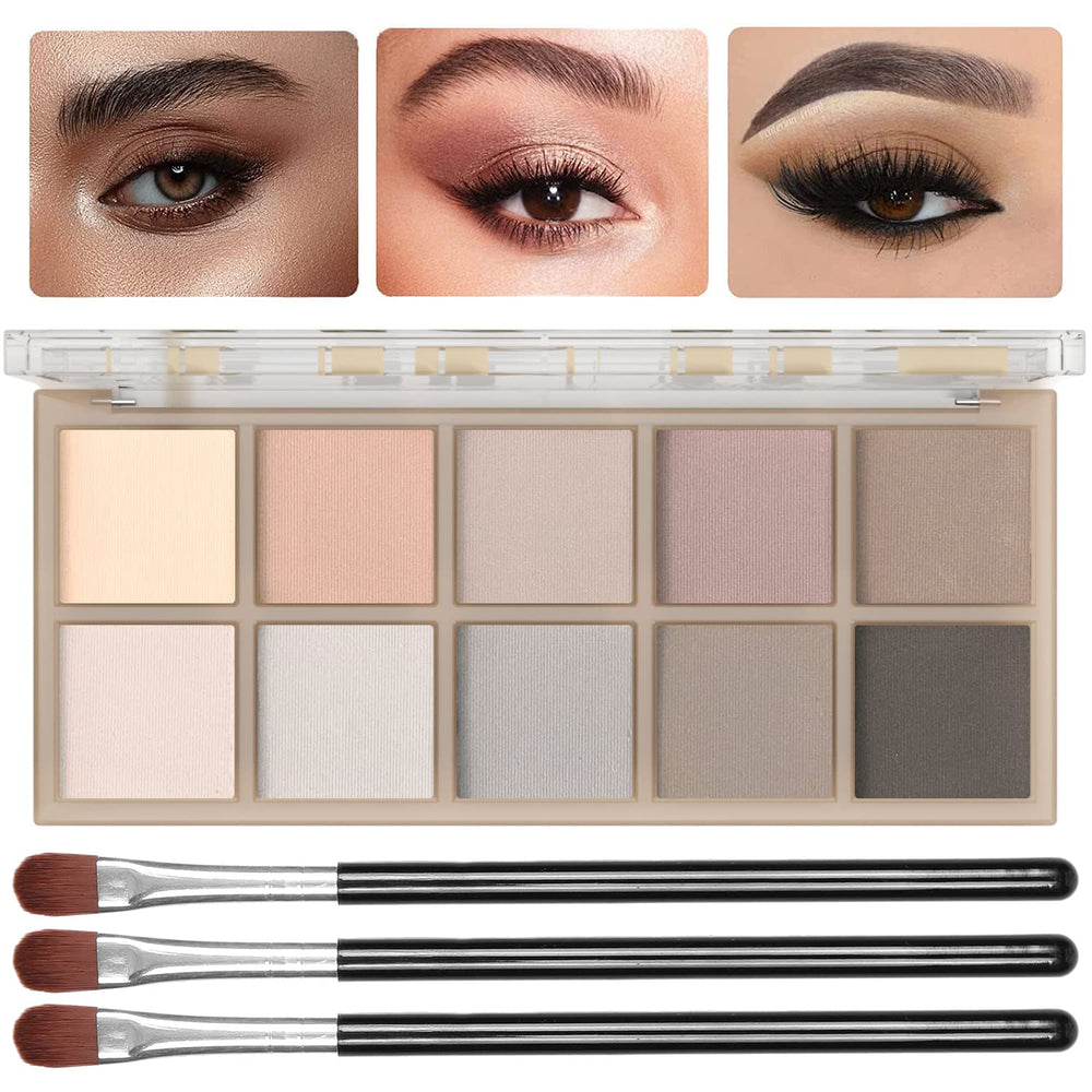 Sulily 10 colors nude eyeshadow palette for versatile looks from natural to dramatic
