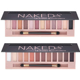 Sulily 2-pack eyeshadow palette close-up showing nude to smoky shades for versatile day-to-night looks.