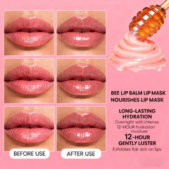 Sulily propolis-infused balm texture closeup showing moisturized lips