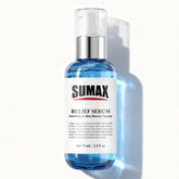 Sumax Relief Serum bottle for lightweight hydration on sensitive skin.