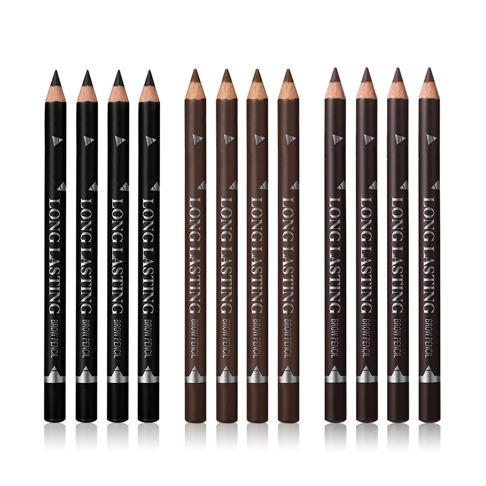 SUMEITANG eyebrow pencil eyeliner set in a 12-piece kit for versatile brows.