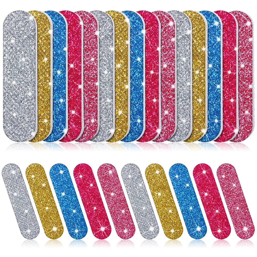 Sumind double-sided emery board with round ends for smooth shaping.