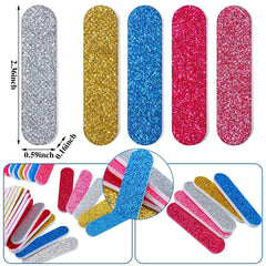 Sumind mini emery board with rough and fine surfaces for filing.