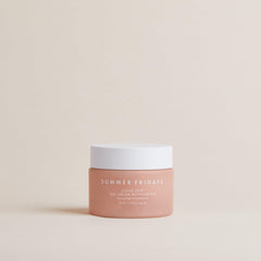 Summer Fridays Cloud Dew cream texture swatch highlighting lightweight, refreshing hydration.