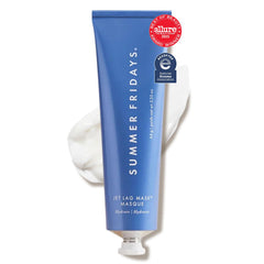 Summer Fridays Jet Lag Mask tube front view highlighting hydration benefits