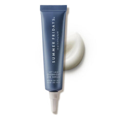 Summer Fridays Jet Lag Overnight Eye Serum bottle with pour for night hydration