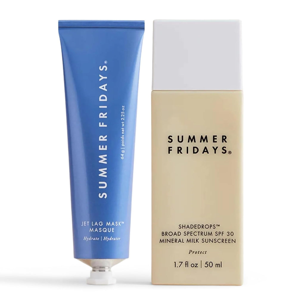 Summer Fridays ShadeDrops SPF 30 bottle delivering a lightweight, hydrating finish.