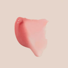 Summer Fridays Pink Sugar cap close-up highlighting subtle shine.