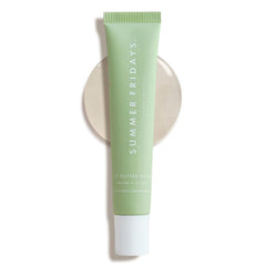 Summer Fridays Tinted Lip Butter Balm Sweet Mint in application for instant moisture