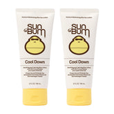Sun Bum Cool Down Aloe Vera Lotion bottle pour on sun-exposed skin for hydration.