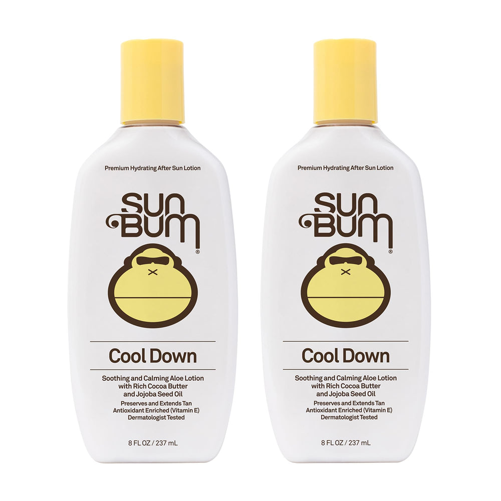 Sun Bum Cool Down Aloe Vera Lotion 2-Pack bottle for post-sun hydration
