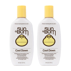 Sun Bum Cool Down Aloe Vera Lotion 2-Pack bottle for post-sun hydration