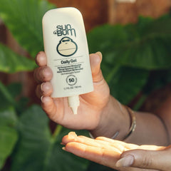 Sun Bum Daily SPF 50 Clear Gel includes Vitamin E for lasting moisturization on the go.