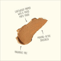 Sun Bum tinted sunscreen swirls on skin for a natural matte finish.