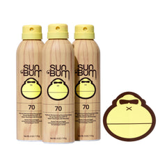 Sun Bum Original SPF 70 spray bottle ready for daily sun protection