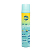 Sun Zapper Pure Zinc bottle pump for quick, mess-free daily sun protection.