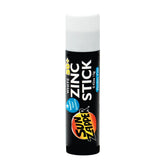 Sun Zapper sunscreen stick front view showing compact design for on-the-go protection