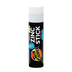 Sun Zapper sunscreen stick front view showing compact design for on-the-go protection