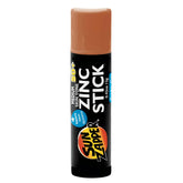 Sun Zapper zinc oxide sunscreen stick on bronze skin for daily protection