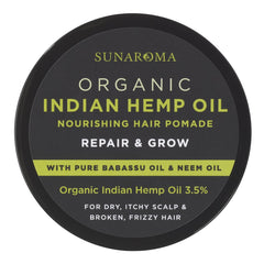 Sunaroma Organic Hair Pomade babassu oil ingredient highlights moisture locking benefits