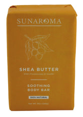 Sunaroma soap bar with shea butter, 3-pack, gentle daily cleansing.