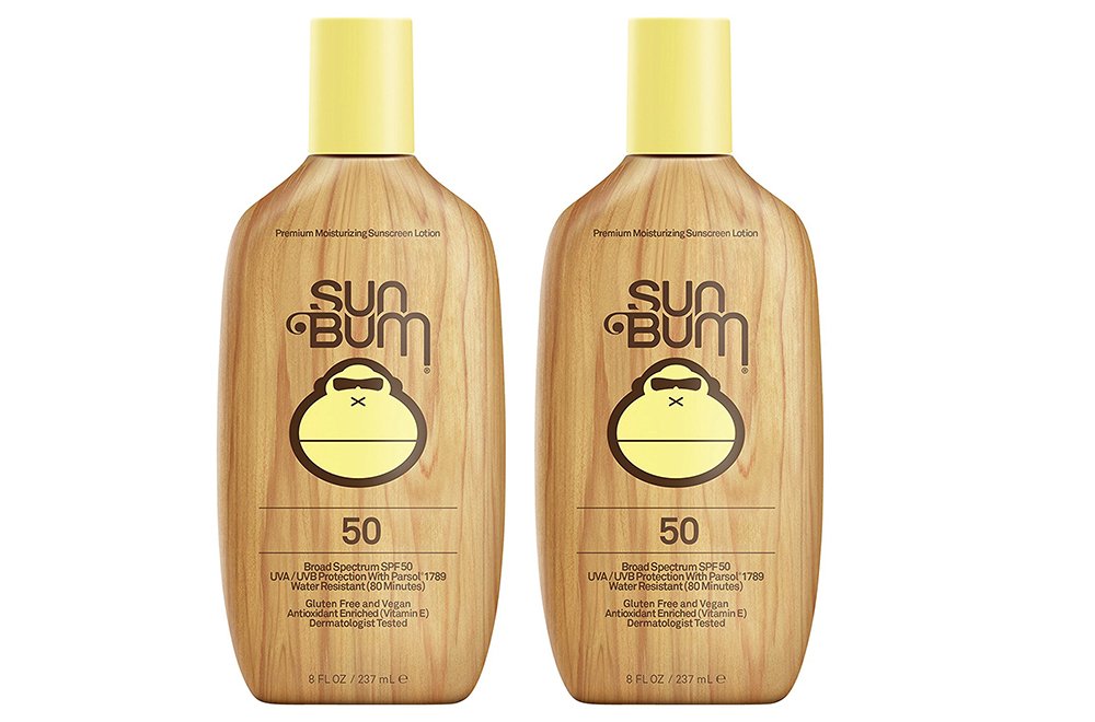 Sun Bum Moisturizing Sunscreen Lotion SPF 50 two-pack bottle for daily sun protection