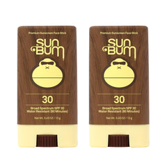 Sun Bum Original SPF 30 face stick packaging for quick, mess-free sun protection